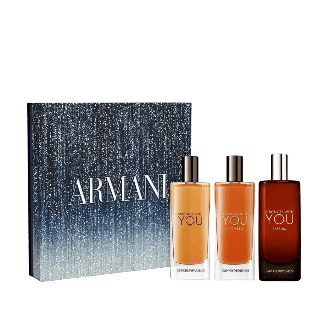 Set Perfumeros Stronger With You 15ml + 15ml + 15ml
